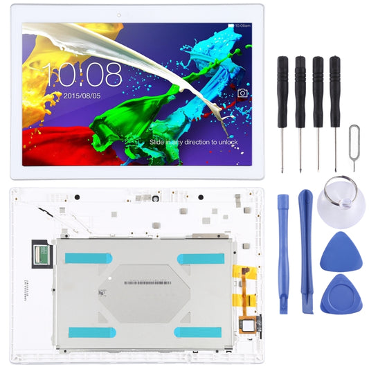 OEM LCD Screen for Lenovo Tab 2 A10-70 A10-70F A10-70L Digitizer Full Assembly with Frame (White) - LCD Screen by PMC Jewellery | Online Shopping South Africa | PMC Jewellery