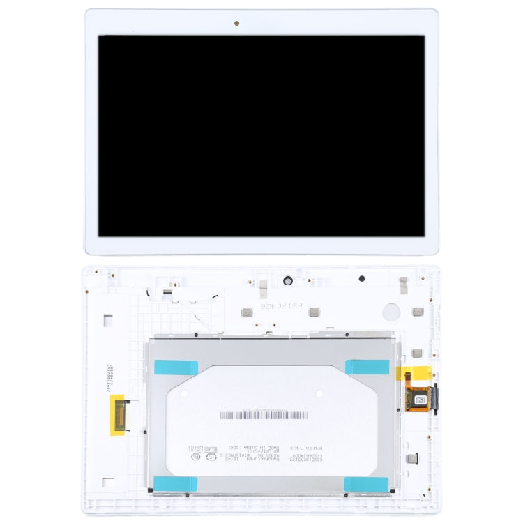 OEM LCD Screen for Lenovo Tab 2 A10-30 YT3-X30 Digitizer Full Assembly with Frame (White) - LCD Screen by PMC Jewellery | Online Shopping South Africa | PMC Jewellery