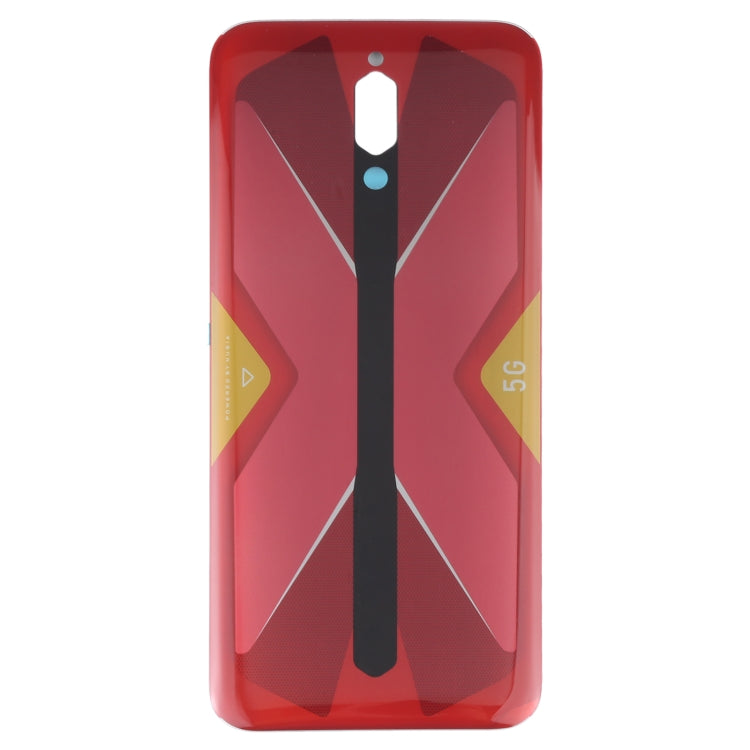 Battery Glass Back Cover for ZTE Nubia Red Magic 5G NX659J(Red) - For ZTE by PMC Jewellery | Online Shopping South Africa | PMC Jewellery