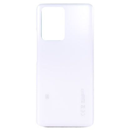 Glass Battery Back Cover for Xiaomi 11T/11T Pro(White) - Back Cover by PMC Jewellery | Online Shopping South Africa | PMC Jewellery