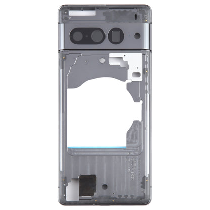 For Google Pixel 7 Pro Front Housing LCD Frame Bezel Plate(Black) - Frame Bezel Plate by PMC Jewellery | Online Shopping South Africa | PMC Jewellery