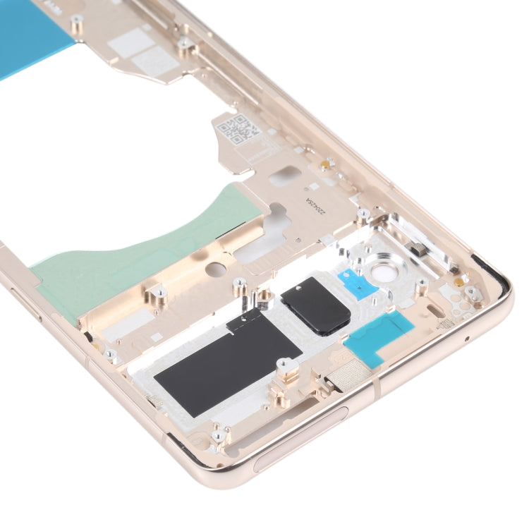 For Google Pixel 7 Front Housing LCD Frame Bezel Plate(Gold) - Frame Bezel Plate by PMC Jewellery | Online Shopping South Africa | PMC Jewellery