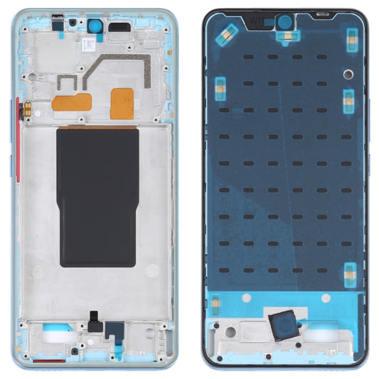 For Xiaomi Redmi K50 Ultra / 12T / 12T Pro Original Front Housing LCD Frame Bezel Plate(Blue) - Frame Bezel Plate by PMC Jewellery | Online Shopping South Africa | PMC Jewellery