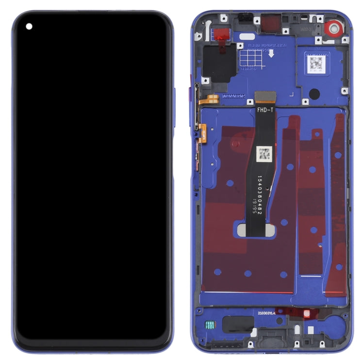 Original LCD Screen For Honor 20 / Huawei Nova 5T Digitizer Full Assembly with Frame(Blue) - LCD Screen by PMC Jewellery | Online Shopping South Africa | PMC Jewellery