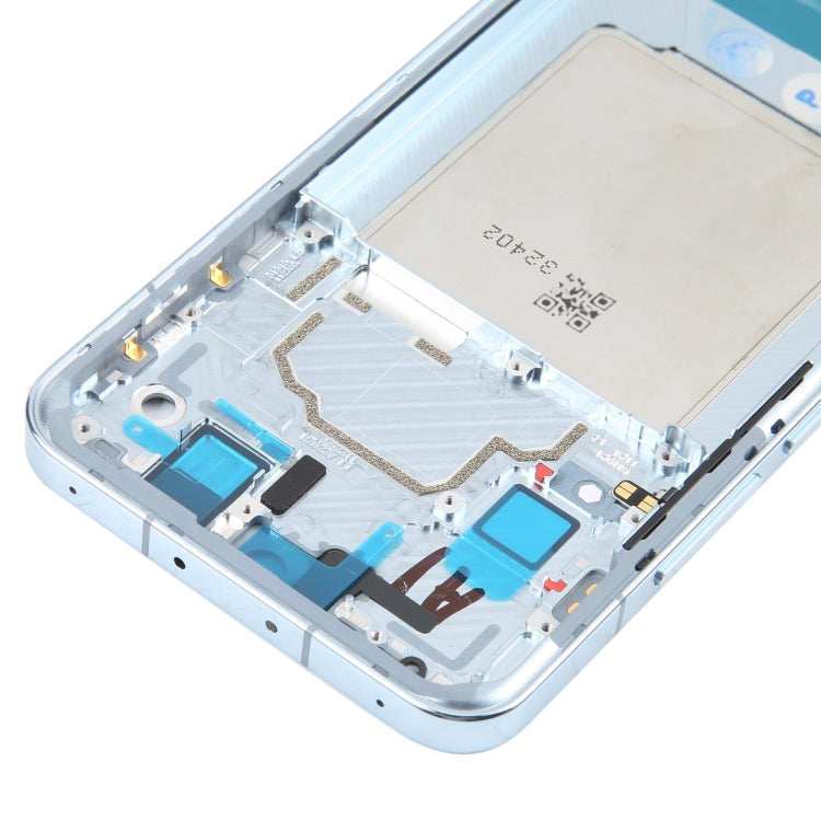 For Xiaomi 13 Original Front Housing LCD Frame Bezel Plate (Blue) - Frame Bezel Plate by PMC Jewellery | Online Shopping South Africa | PMC Jewellery