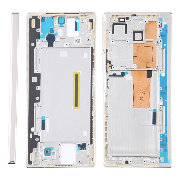 For Xiaomi Mi Mix Fold 2 Original Front Housing LCD Frame Bezel Plate (Gold) - Frame Bezel Plate by PMC Jewellery | Online Shopping South Africa | PMC Jewellery