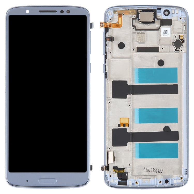 Original LCD Screen For Motorola Moto G6 Plus Digitizer Full Assembly With Frame(Blue) - LCD Screen by PMC Jewellery | Online Shopping South Africa | PMC Jewellery