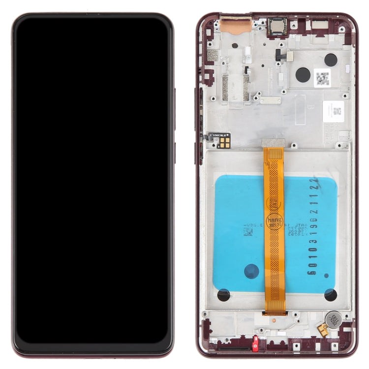 Original LCD Screen For Motorola Moto One Hyper Digitizer Full Assembly With Frame (Purplish Red) - LCD Screen by PMC Jewellery | Online Shopping South Africa | PMC Jewellery