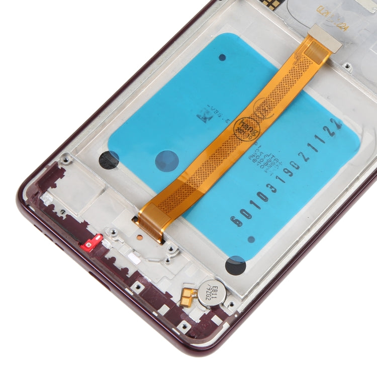 Original LCD Screen For Motorola Moto One Hyper Digitizer Full Assembly With Frame (Purplish Red) - LCD Screen by PMC Jewellery | Online Shopping South Africa | PMC Jewellery