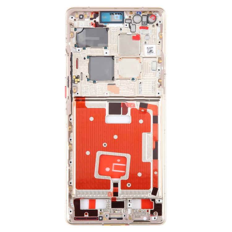 For Huawei Mate 40 Pro Original Front Housing LCD Frame Bezel Plate(Gold) - Full Housing Cover by PMC Jewellery | Online Shopping South Africa | PMC Jewellery