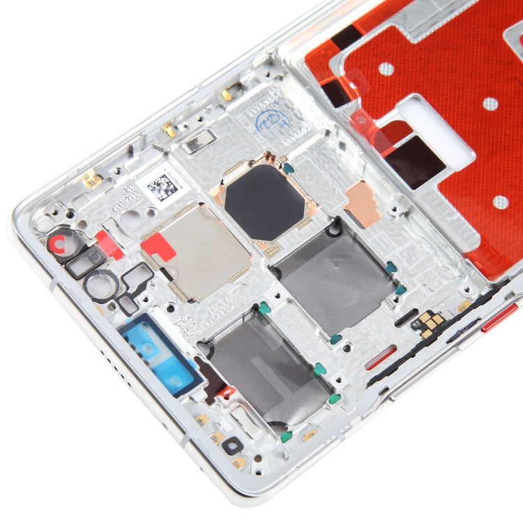 For Huawei Mate 40 Pro Original Front Housing LCD Frame Bezel Plate(Silver) - Full Housing Cover by PMC Jewellery | Online Shopping South Africa | PMC Jewellery