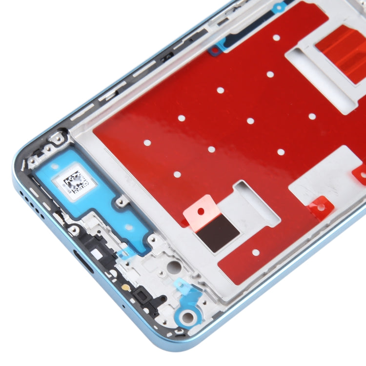 For Honor X8a Original Front Housing LCD Frame Bezel Plate(Blue) - Full Housing Cover by PMC Jewellery | Online Shopping South Africa | PMC Jewellery