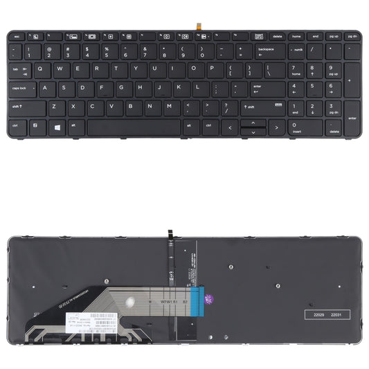 For HP Probook 650 G2 G3 655 G3 450 G3 841137-001 US Version Keyboard with Backlight - Replacement Keyboards by PMC Jewellery | Online Shopping South Africa | PMC Jewellery