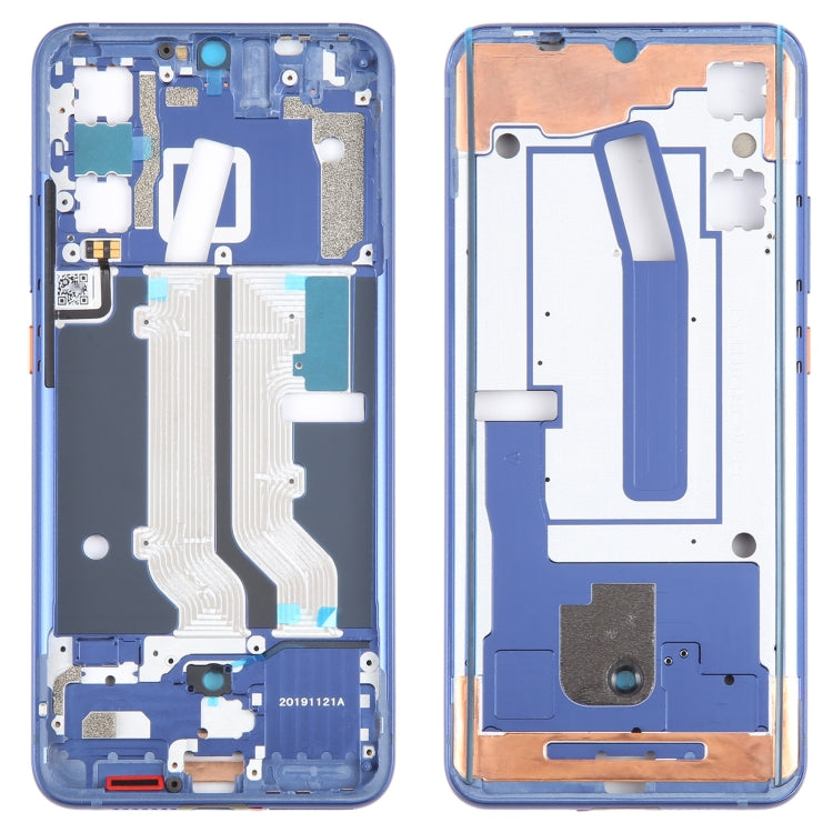 For ZTE Axon 10 Pro 5G Middle Frame Bezel Plate (Blue) - For ZTE by PMC Jewellery | Online Shopping South Africa | PMC Jewellery