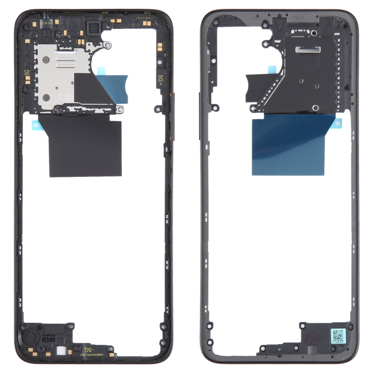 For Xiaomi Redmi 12 4G Original Front Housing LCD Frame Bezel Plate (Black) - Frame Bezel Plate by PMC Jewellery | Online Shopping South Africa | PMC Jewellery