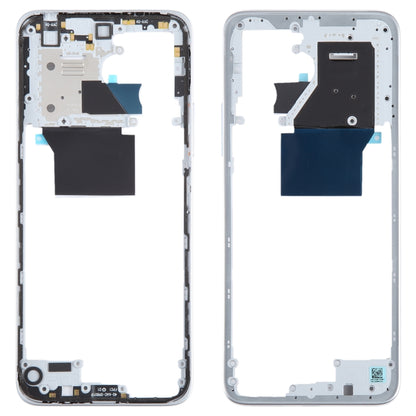 For Xiaomi Redmi 12 4G Original Front Housing LCD Frame Bezel Plate (Silver) - Frame Bezel Plate by PMC Jewellery | Online Shopping South Africa | PMC Jewellery