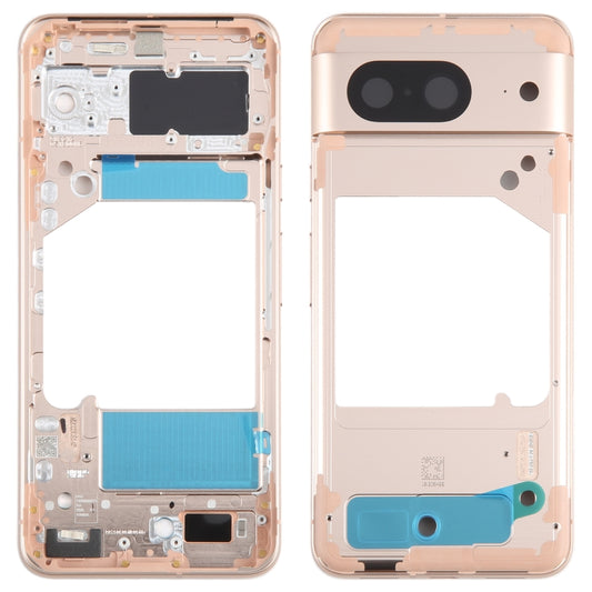 For Google Pixel 8 Original Front Housing LCD Frame Bezel Plate (Gold) - Full Housing Cover by PMC Jewellery | Online Shopping South Africa | PMC Jewellery