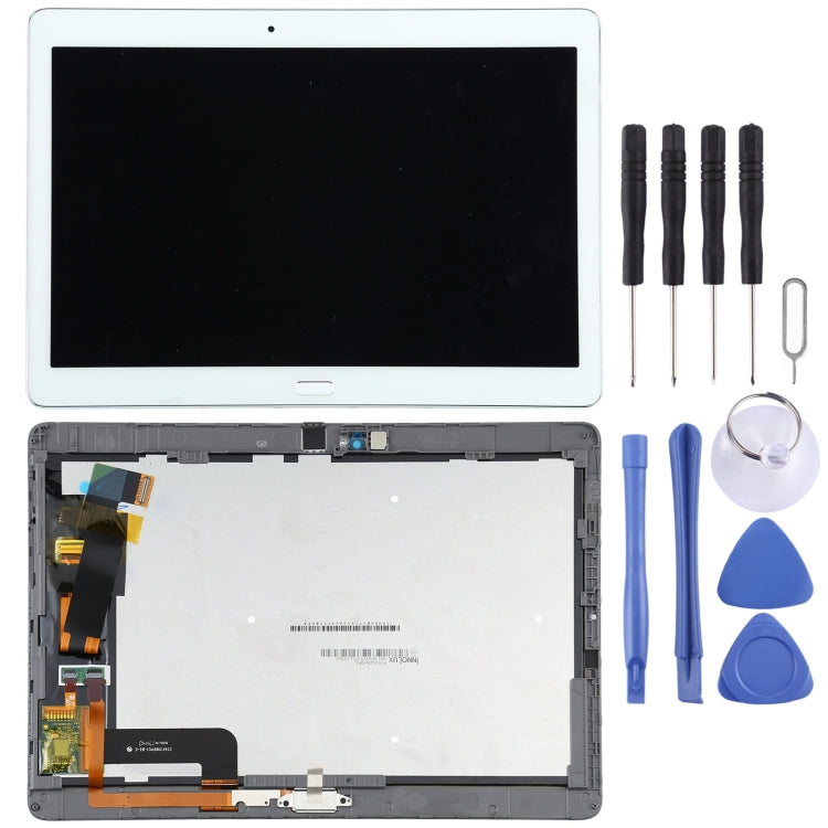 Original LCD Screen For Huawei MediaPad M2 10.0 M2-A01W/M2-A01L Digitizer Full Assembly With Frame(White) - LCD Screen by PMC Jewellery | Online Shopping South Africa | PMC Jewellery