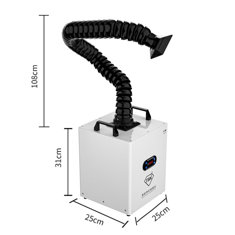 TBK618 220V Soldering Fume Extractor Industrial Soldering Iron Fume Laser Marking Fume Extractor Mobile Purifying Smoke Apparatus - Dust Remove Tool by TBK | Online Shopping South Africa | PMC Jewellery