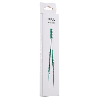 2UUL Ti02  Titanium Alloy Curved Tweezers - Dust Remove Tool by 2UUL | Online Shopping South Africa | PMC Jewellery