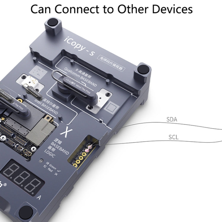 Qianli iCopy-S Double Sided Chip Test Stand 4 in1 Logic Baseband EEPROM Chip Non-removal For iPhone 6 / 6 Plus / 6S / 6S Plus - Repair Platform by QIANLI | Online Shopping South Africa | PMC Jewellery