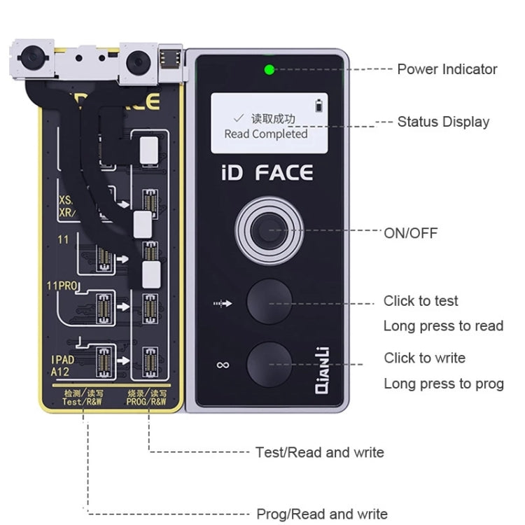 Qianli iD FACE Dot Projector Repairer Detector for iPhone XS - Test Tools by QIANLI | Online Shopping South Africa | PMC Jewellery