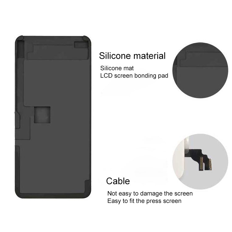 XHZC LCD Screen No Overturning Flex Cable Fit Mat Glue Removal Mould for iPhone XS Max - Mould by PMC Jewellery | Online Shopping South Africa | PMC Jewellery