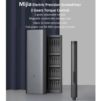 25 in 1 Original Xiaomi Mijia Electric Precision Screwdriver Kit Rechargeable Magnetic Aluminum Case - Screwdriver Set by Xiaomi | Online Shopping South Africa | PMC Jewellery