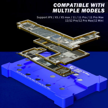 Mechanic iBGA 12 Pro 10 in 1 BGA Reballing Stencil Platform for iPhone X~12 Pro Max - Repair Platform by MECHANIC | Online Shopping South Africa | PMC Jewellery