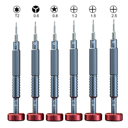 MECHANIC&XILI META Y 6 in 1 Alloy Magnetic Screwdriver Set for Mobile Phone Repair - Screwdriver by MECHANIC | Online Shopping South Africa | PMC Jewellery