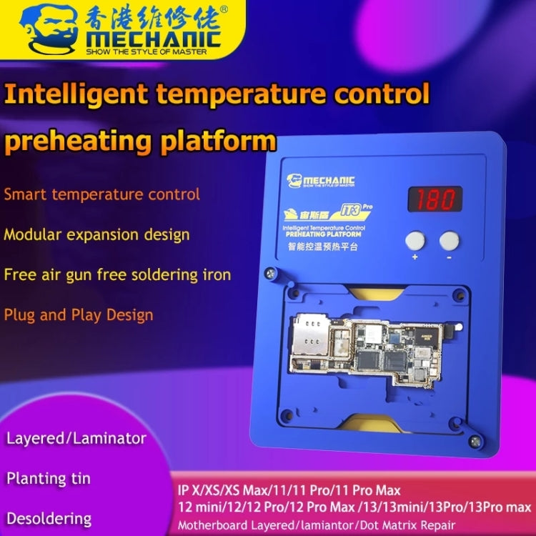 MECHANIC iT3 PRO Intelligent Temperature Control Preheating Platform,EU Plug - Repair Platform by MECHANIC | Online Shopping South Africa | PMC Jewellery | Buy Now Pay Later Mobicred