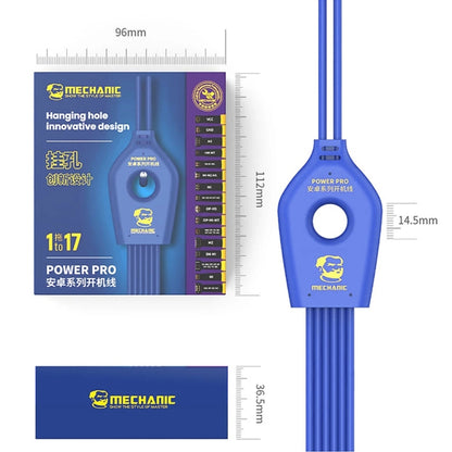Mechanic Power Pro 17 in 1 Mobile Phone Power Supply Test Cable for Android - Test Tools by MECHANIC | Online Shopping South Africa | PMC Jewellery