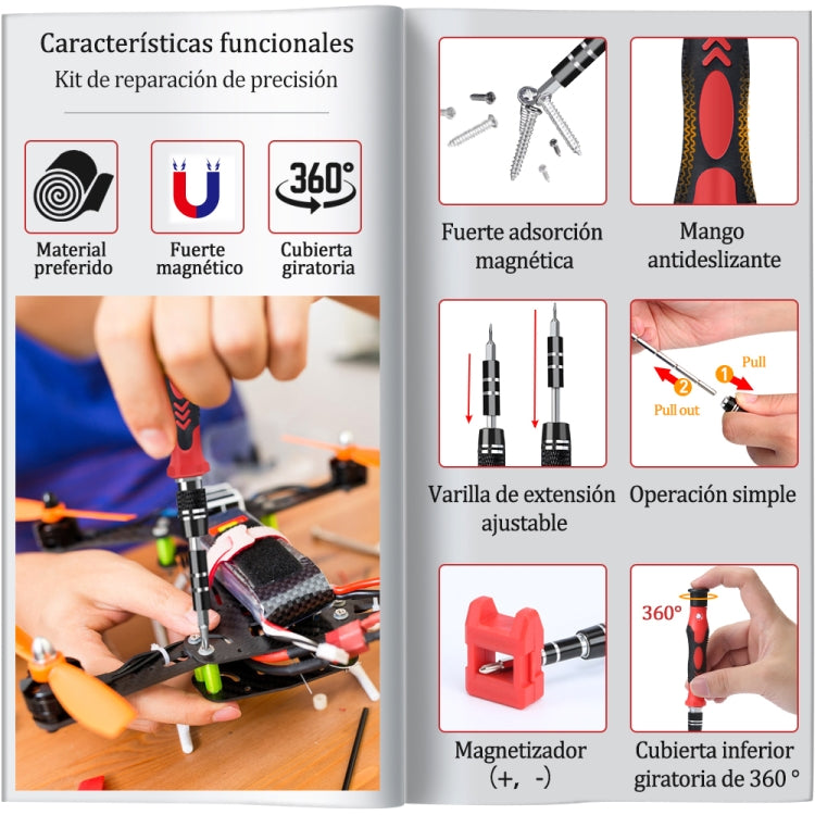 115 in 1 Precision Screw Driver Mobile Phone Computer Disassembly Maintenance Tool Set(Purple) - Screwdriver Set by PMC Jewellery | Online Shopping South Africa | PMC Jewellery