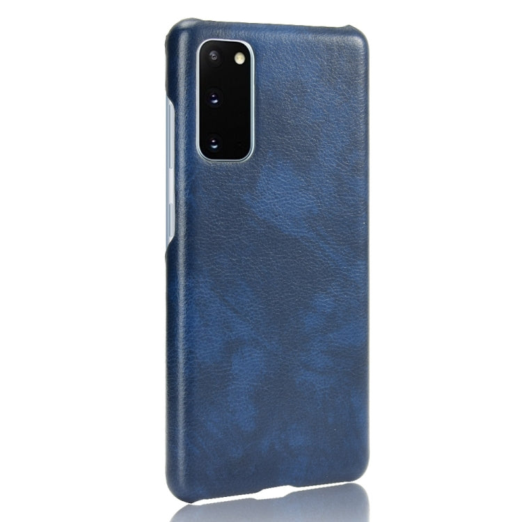 For Samsung Galaxy S20 FE Shockproof Litchi Texture PC + PU Case(Blue) - Galaxy S20 FE Cases by NILLKIN | Online Shopping South Africa | PMC Jewellery