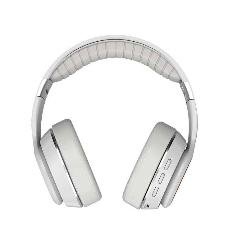 VJ320 Bluetooth 5.0 Head-mounted Foldable Wireless Headphones Support TF Card with Mic(White) - Headset & Headphone by PMC Jewellery | Online Shopping South Africa | PMC Jewellery