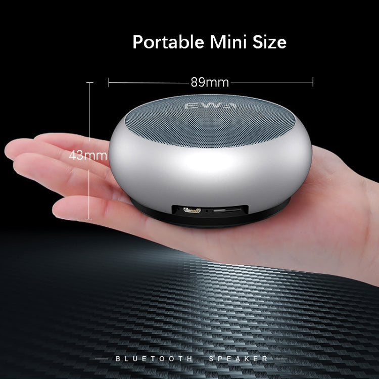 EWA A110 IPX5 Waterproof Portable Mini Metal Wireless Bluetooth Speaker Supports 3.5mm Audio & 32GB TF Card & Calls(Red) - Mini Speaker by EWA | Online Shopping South Africa | PMC Jewellery