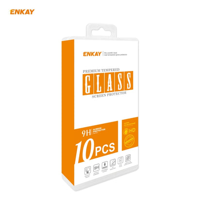 For Xiaomi Poco F3 10 PCS ENKAY Hat-Prince Full Glue 0.26mm 9H 2.5D Tempered Glass Full Coverage Film -  by ENKAY | Online Shopping South Africa | PMC Jewellery