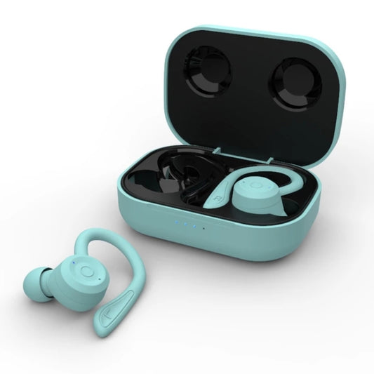 T20 TWS Bluetooth Hooks Wireless Sports Headphones with Charging Box IPX6 Waterproof Noise-cancelling Earphones(Blue) - Bluetooth Earphone by PMC Jewellery | Online Shopping South Africa | PMC Jewellery