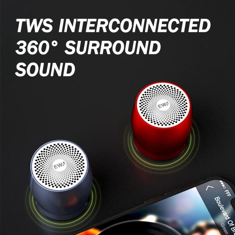EWA A1 Portable TWS Bluetooth Wireless Speaker IPX5 Waterproof Support TF Card(Blue) - Mini Speaker by EWA | Online Shopping South Africa | PMC Jewellery