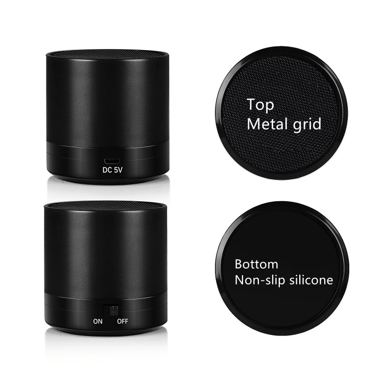 Mini Portable Subwoofer Wireless Bluetooth Audio Speaker(Black) - Mini Speaker by PMC Jewellery | Online Shopping South Africa | PMC Jewellery