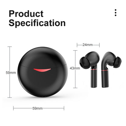 T&G T50 Sport TWS Bluetooth Earphone HIFI Noise Canceling Handfree Earbuds with Microphone(Black) - Bluetooth Earphone by T&G | Online Shopping South Africa | PMC Jewellery