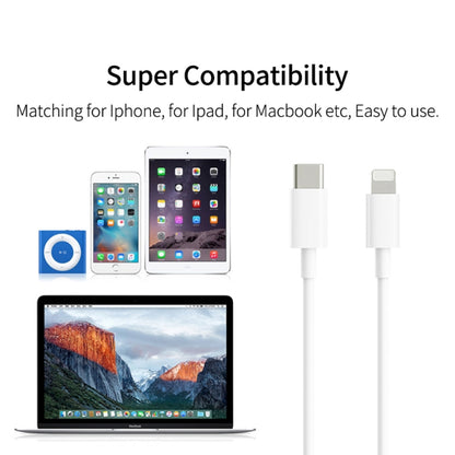 2m PD20W USB-C / Type-C to 8 Pin PD Fast Charging Sync Data Cable for iPhone 13 / 12 Series - Normal Style Cable by PMC Jewellery | Online Shopping South Africa | PMC Jewellery