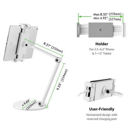 AP-7L Desktop Stand For Smartphone And Tablet,Long Arm Stand For iPad / Samsung - Lazy Bracket by PMC Jewellery | Online Shopping South Africa | PMC Jewellery