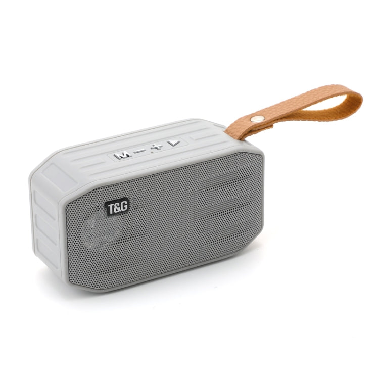 T&G TG296 Portable Wireless Bluetooth 5.0 Speaker Support TF Card / FM / 3.5mm AUX / U-Disk / Hands-free(Gray) - Mini Speaker by T&G | Online Shopping South Africa | PMC Jewellery