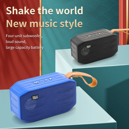T&G TG296 Portable Wireless Bluetooth 5.0 Speaker Support TF Card / FM / 3.5mm AUX / U-Disk / Hands-free(Green) - Mini Speaker by T&G | Online Shopping South Africa | PMC Jewellery