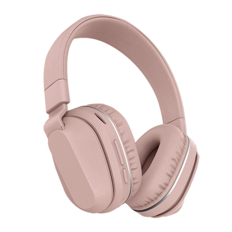 P2 Foldable Stereo Bluetooth Wireless Headset Built-in Mic for PC / Cell Phones(Pink) - Headset & Headphone by PMC Jewellery | Online Shopping South Africa | PMC Jewellery