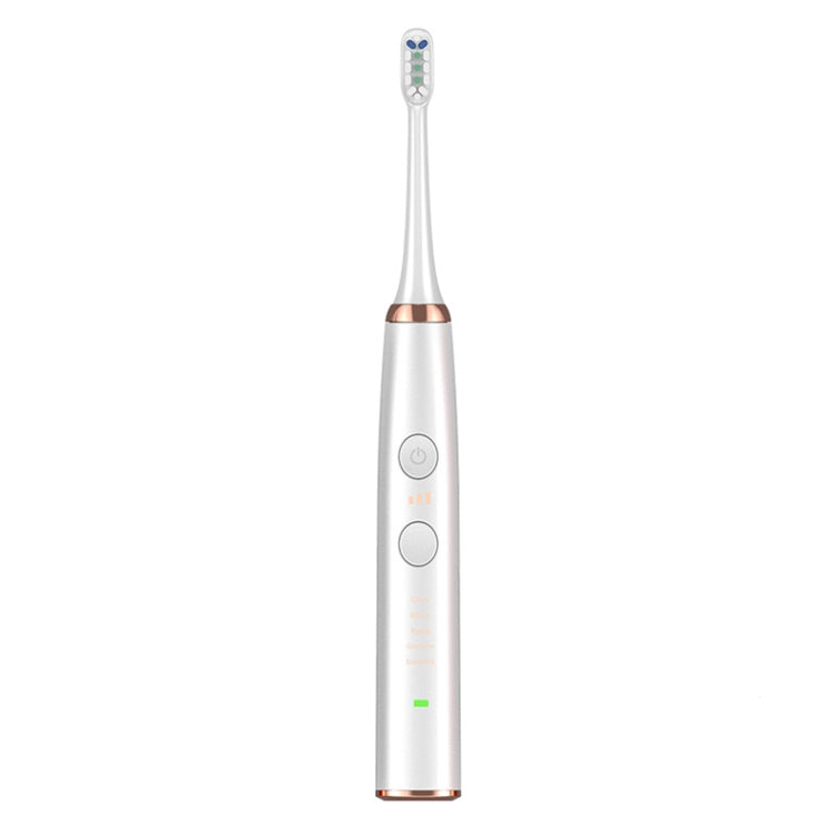 Wireless Induction Charging Ultrasonic Electric Toothbrush(White) - Toothbrushes by PMC Jewellery | Online Shopping South Africa | PMC Jewellery