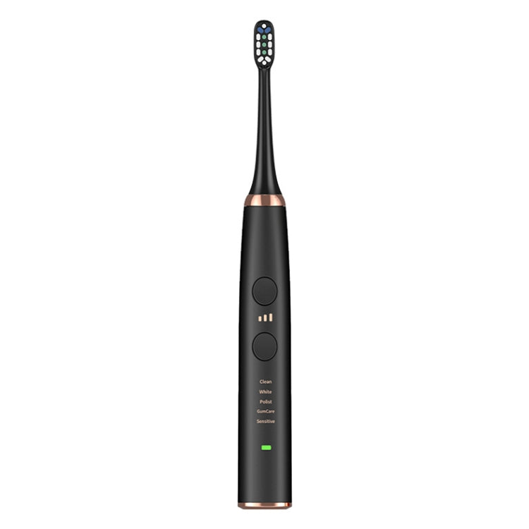 Wireless Induction Charging Ultrasonic Electric Toothbrush(Black) - Toothbrushes by PMC Jewellery | Online Shopping South Africa | PMC Jewellery