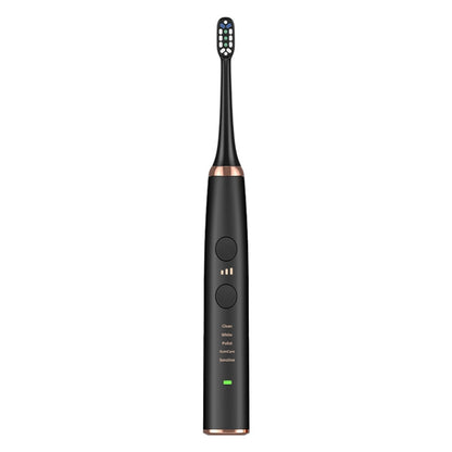 Wireless Induction Charging Ultrasonic Electric Toothbrush(Black) - Toothbrushes by PMC Jewellery | Online Shopping South Africa | PMC Jewellery