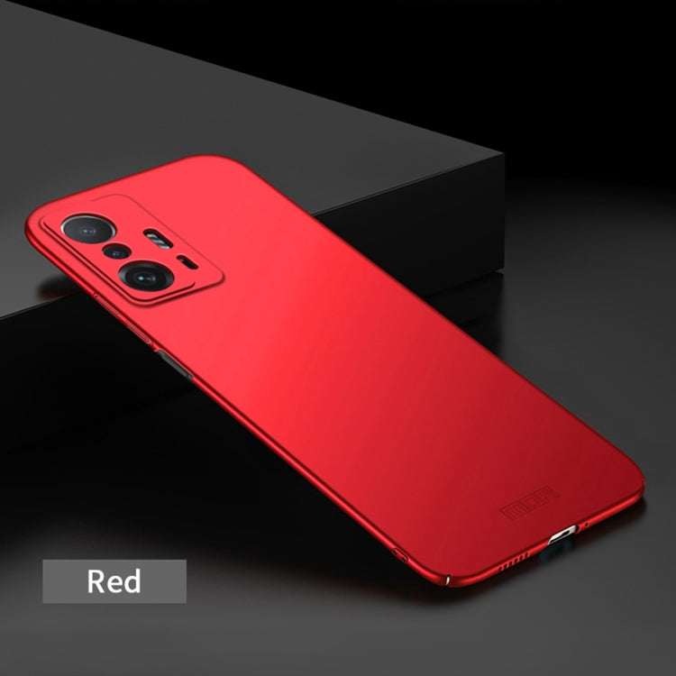 For Xiaomi Mi 11T / 11T Pro MOFI Frosted PC Ultra-thin Hard Phone Case(Red) - Xiaomi Cases by MOFI | Online Shopping South Africa | PMC Jewellery